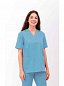 Casaca sanitaria cerrada unisex